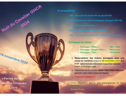 Nuit du Cavalier GHCR 2024 – les infos !